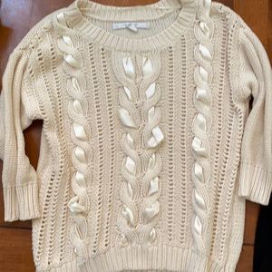 Lauren Conrad cream sweater size M